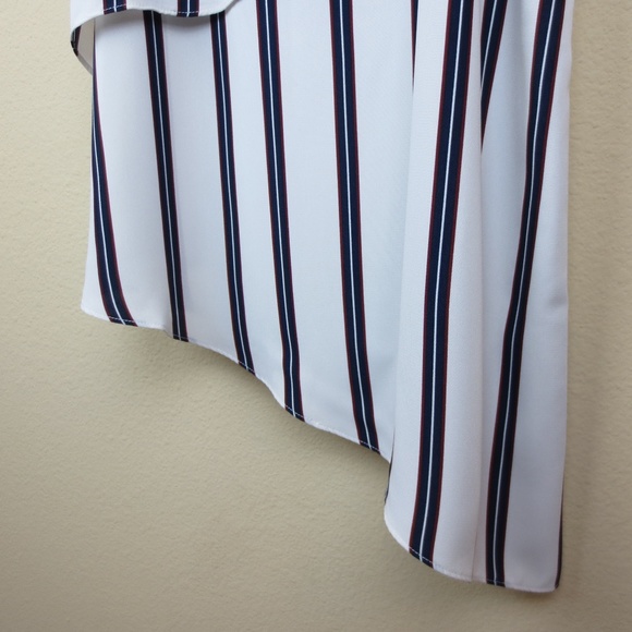 Soprano Striped Asymmetrical Tank Top - Picture 4 of 6